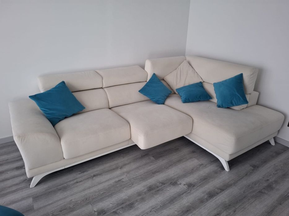 Sofá de 3 lugares com chaiselong