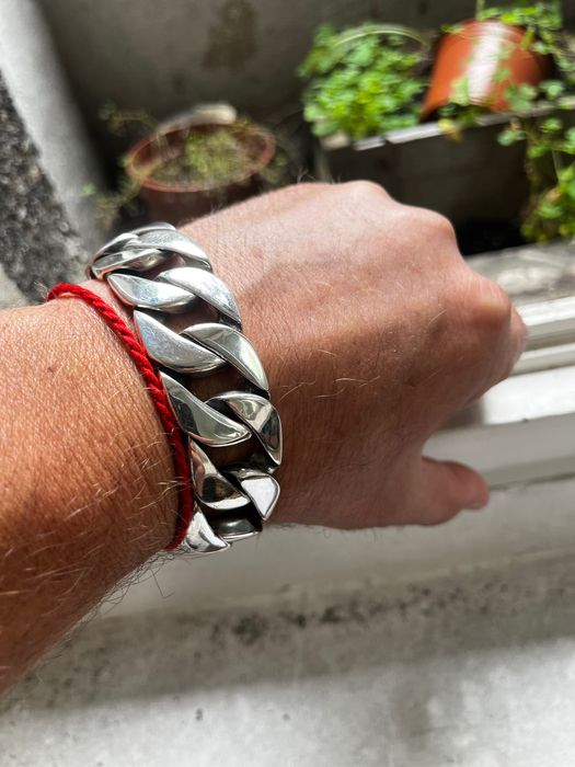 Srebrna bransoletka męska  próbę 925 dusza