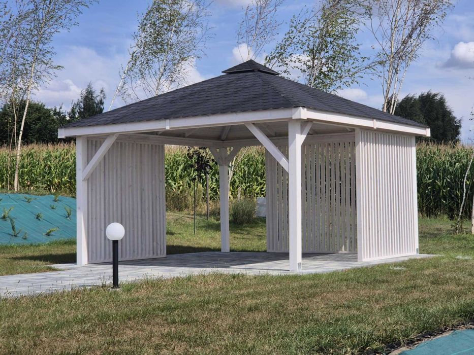 • • • • Altana ogrodowa • • • • NOEMI II 3x4 m producent DREWNOTRIK