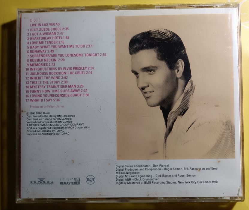 3 CD'S - Elvis Presley