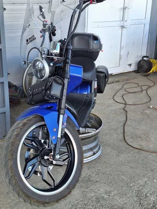 NEW Електробайк Citycoco Chopper 2000Вт ! Наложка 12 колеса