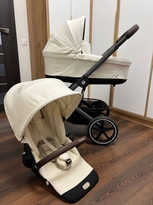 Коляска Cybex Balios S Lux 2 в 1 Seashell Beige