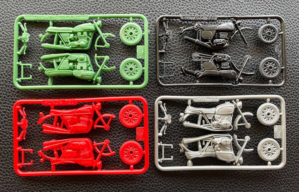 Antiga Coleção Completa ~ ”MOTO-KITS - DISVENDA” ~ 12 Mini Kits ~ 80´s