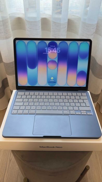 Apple Macbook Neo 512GB 100% "azul" + caixa original, cabo e fatura. Aceito trocas/retomas