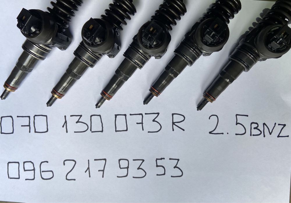 Vw т5 форсунки 2.5 bnz 96 квт киловат форсунка 070 130 073 R r т t 5