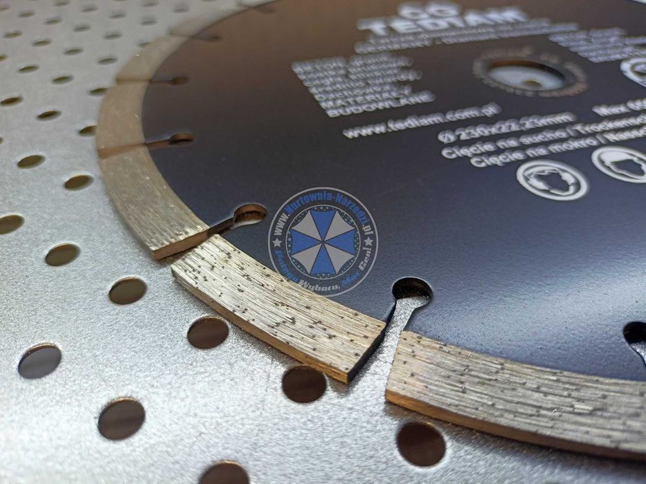 Tarcza do betonu 230mm tarcza diamentowa 230mm tarcza do kostki 230mm