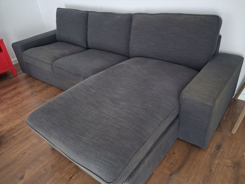 Sofa 3 lugares com chaise longue