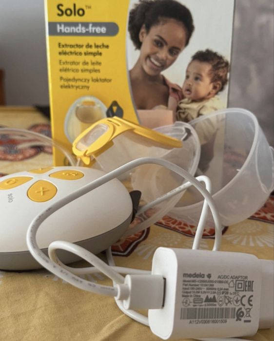 Extratora de leite medela solo maos livres
