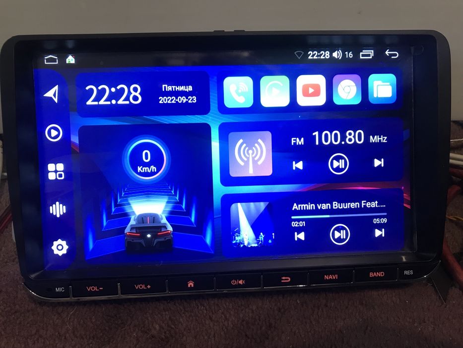 New! Android 13 2Gb/32Gb 9 дюймів Volkswagen Skoda VW SEAT Carplay GPS