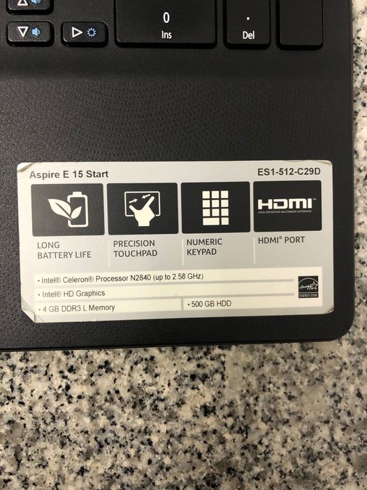 Acer Aspire ES1-512-C29D