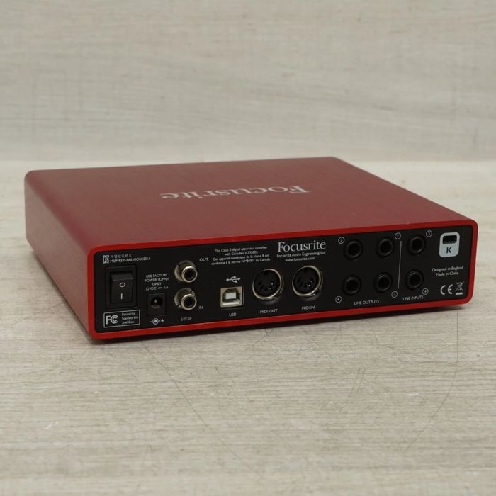 Focusrite Scarlett 6i6 2nd gen