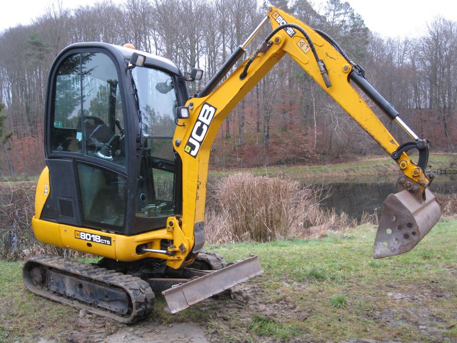 Minikoparka JCB 8018 model 2016r., 8014, 8016 Yanmar Kubota POLECAM POLECAM