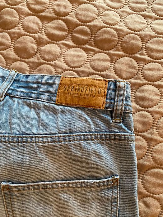 calções de ganga springfield