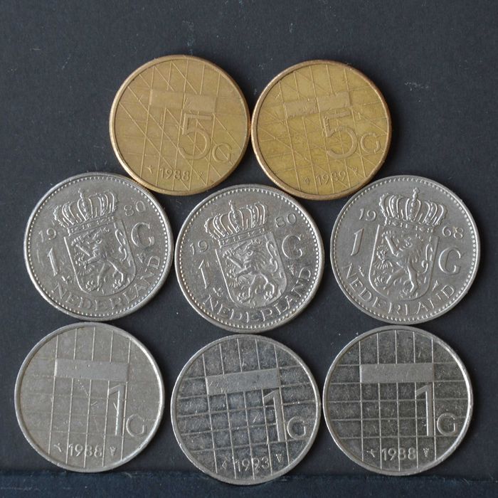 Netherlands Lot with 8 Coins - OLX X10163