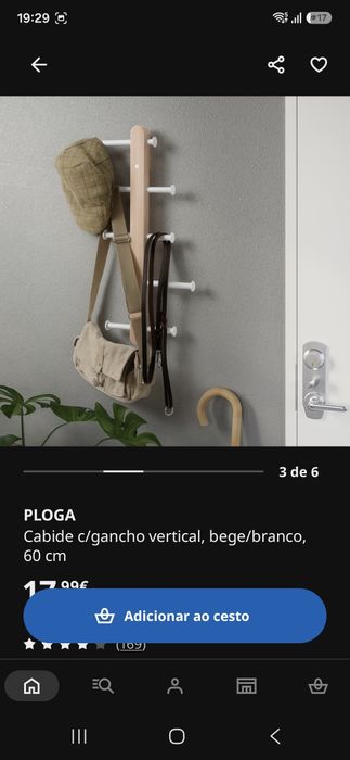 Cabide Ikea Ploga