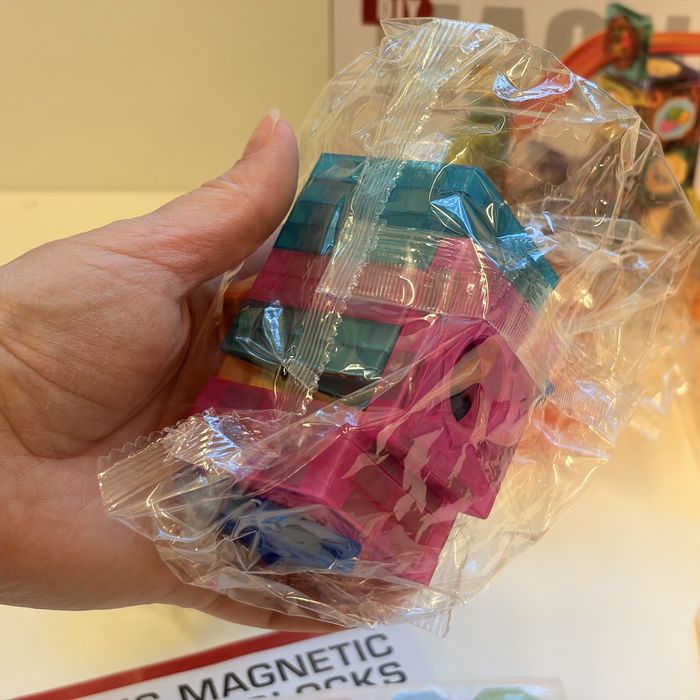 Magnetyczne klocki konstrukcyjne Marble Run DIY Magnetic Building Blocks