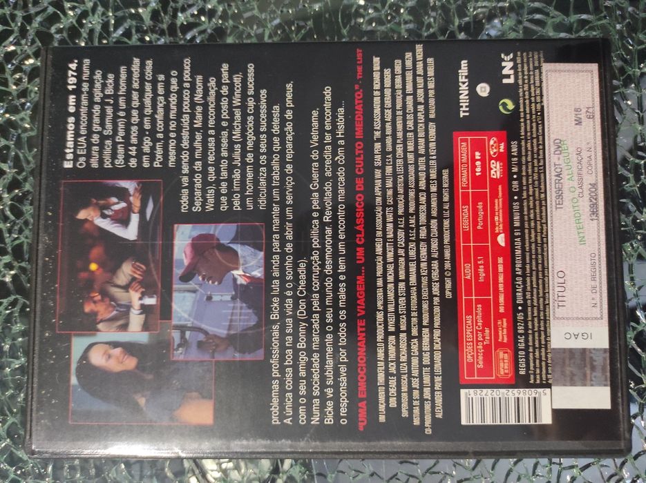 DVD O Assassínio de Richard Nixon Sean Penn