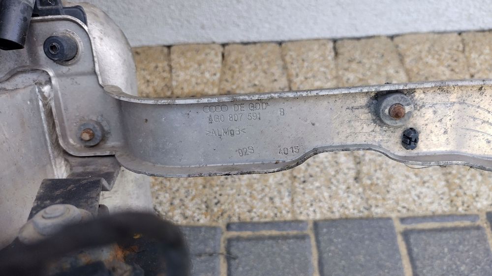 audi a6 c7 4g lift 15-18 2.0 tdi manual pas przedni wzmocnienie komple