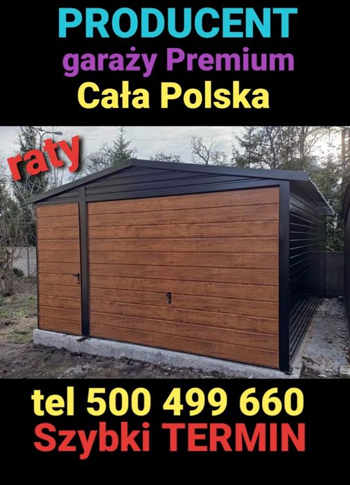 Garaż blaszany Garaże Blaszak MOCNY ! Szybko i Tanio ! CAŁA POLSKA
