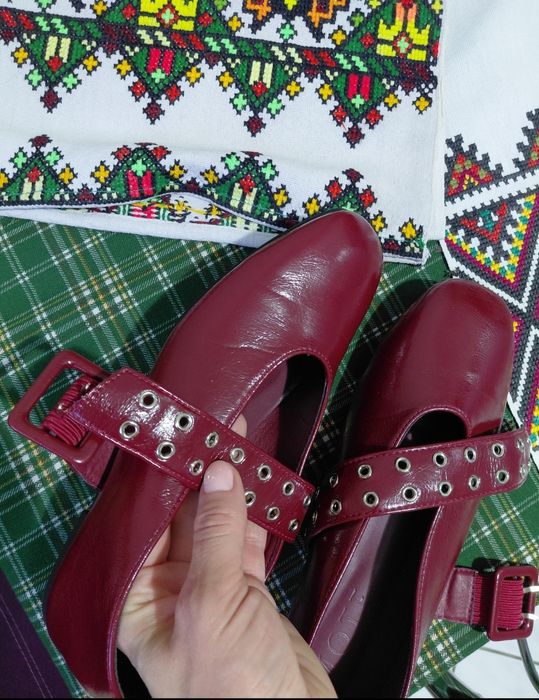 Балетки. Туфлі для вишиванки жіночі.