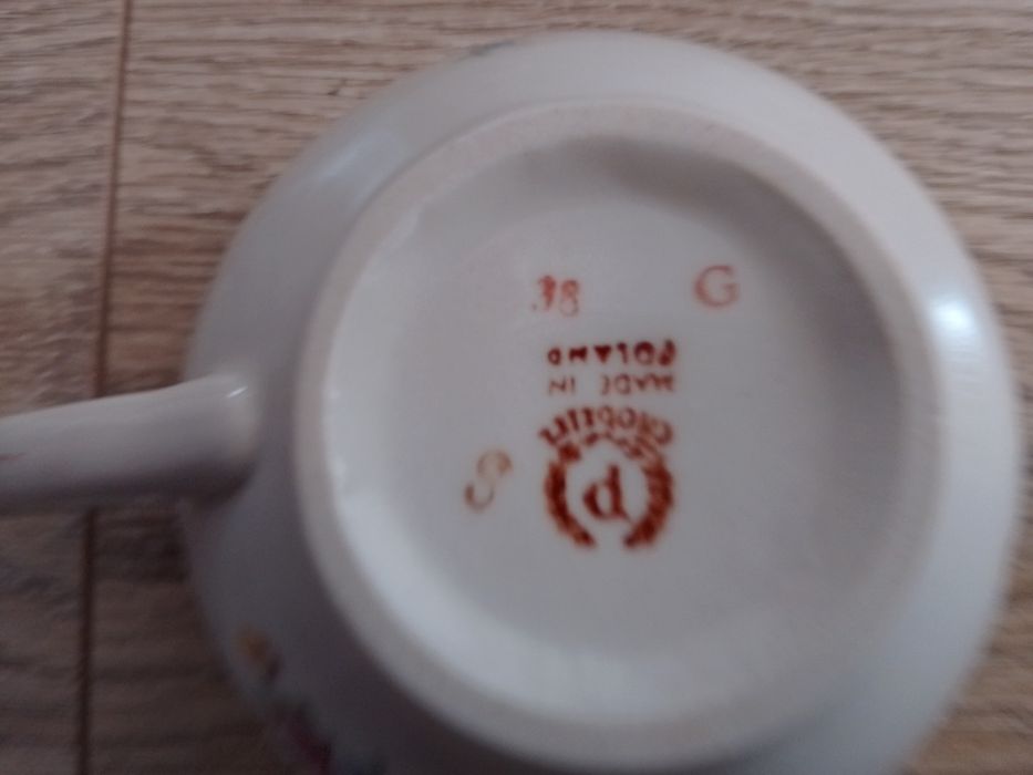 Filiżanka porcelanowa Chodzież stara