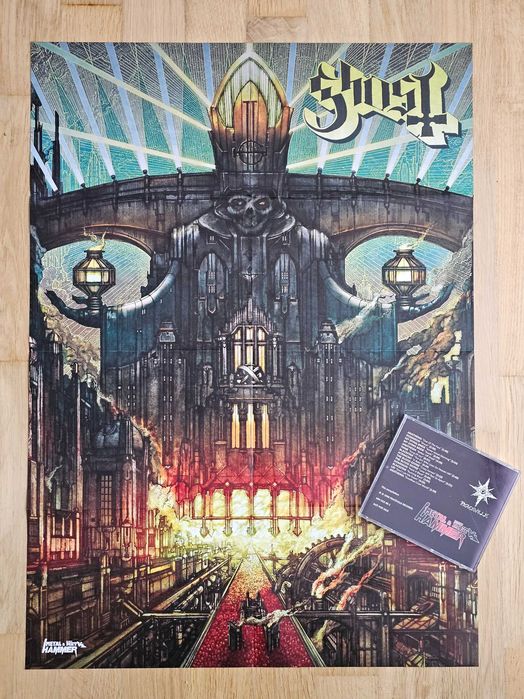 GHOST - Wielki plakat/poster XXL - Format B2 (50 x 70 cm) - NOWY!