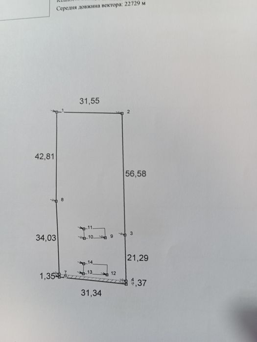 Земельний ділянка із спорудами