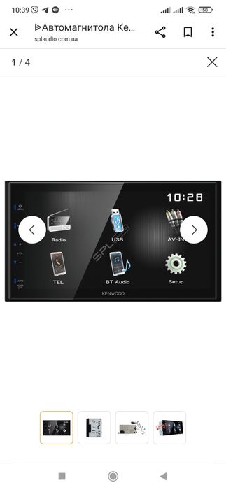 Автомагнитола kenwood dmx 110bt