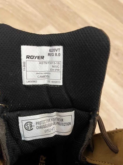 Черевики Royer 6220VT 42 розмір