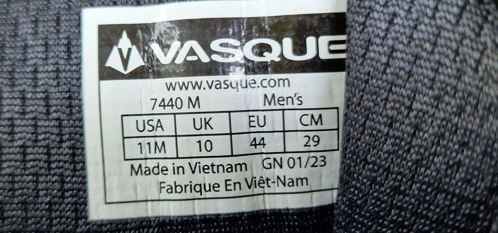Трекінгові кросовки Vasque mammut,scarpa gore tex vibram