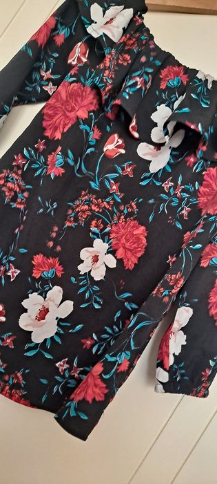 Hiszpanka czarna w kwiaty M