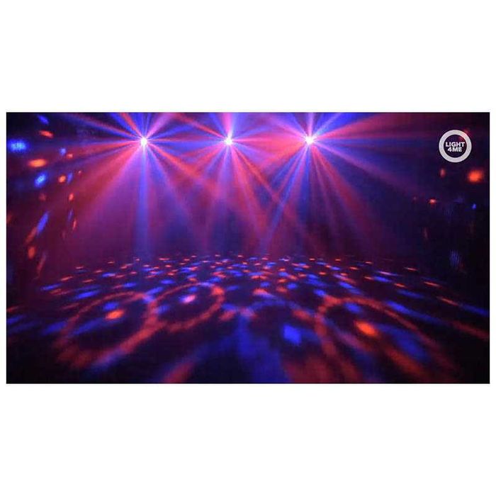 LIGHT4ME LED PAR Flower Ball LASER UV STROBE + pilot efekt dyskotekowy