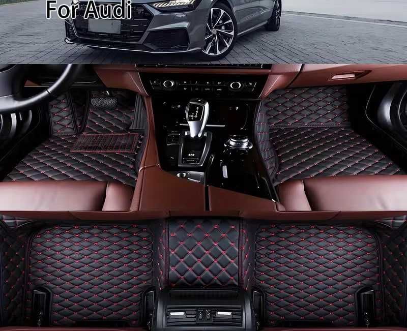 Килимки (коврики) ауді а6 AUDI A6 S6 С8 Шкіряні Тришарові