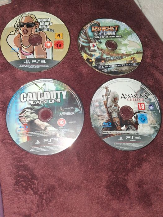 Jogos PS3 sem capa em bom estado