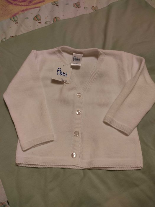 Vestido e casaquinho 12 meses