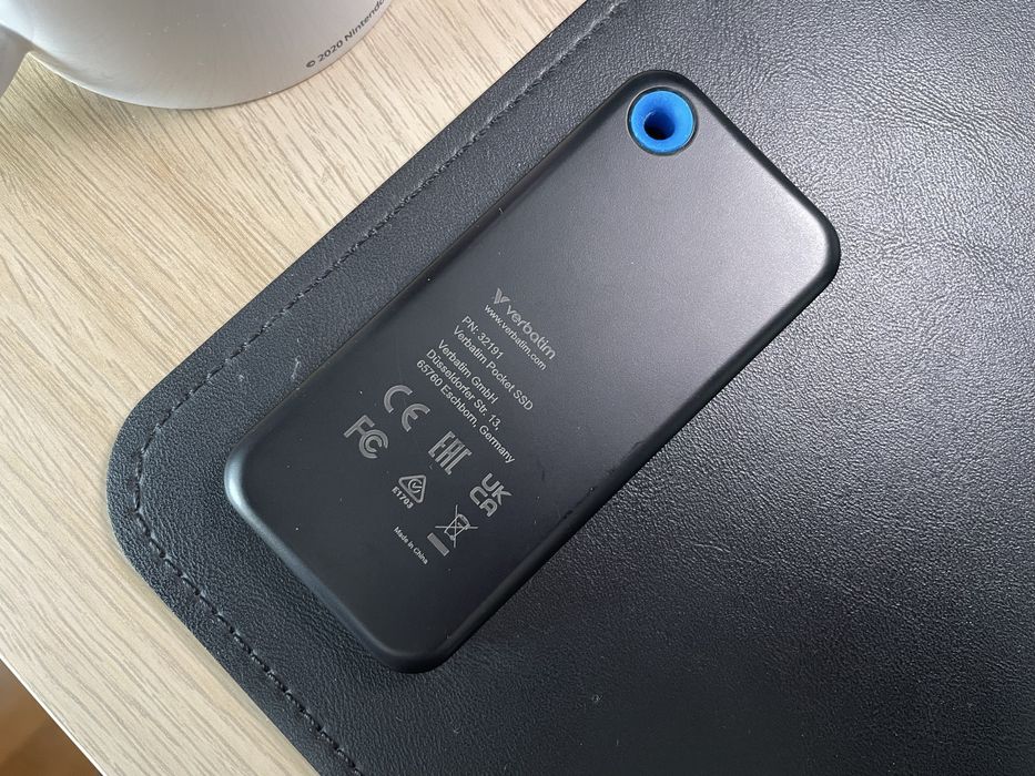 DYSK VERBATIM zewnętrzny pocket SSD 1TB kabel usb-c mały lekki NOWY