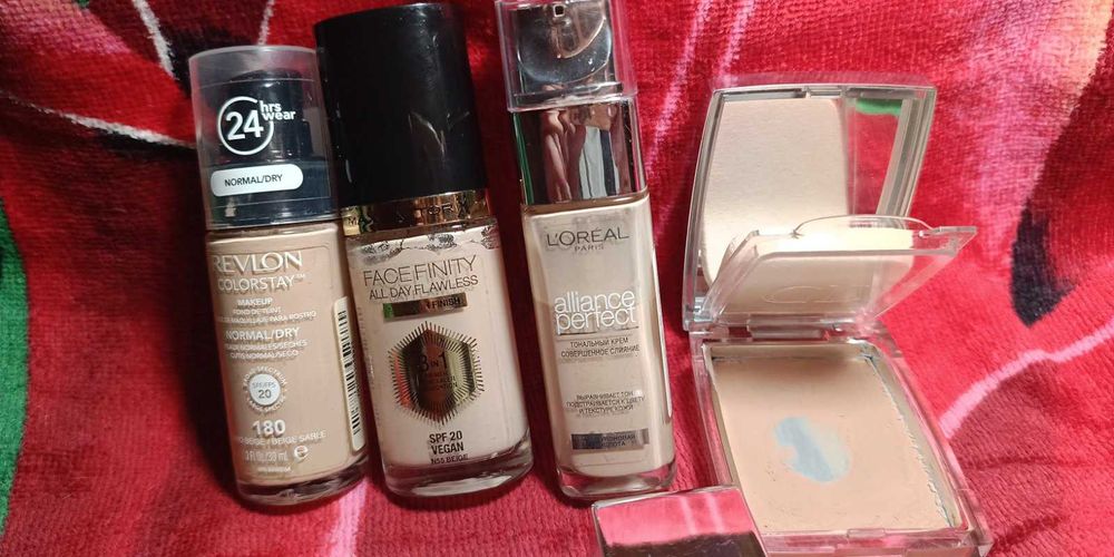 Тональные кремы Chanel, Dior, L'Oreal, Revlon, Max Factor (Оригинал, б/у)