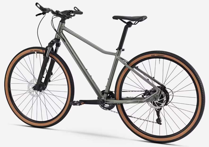 Bicicleta de Trekking Quadro Alto ACTV 500 Verde