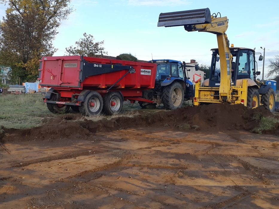 Usługi koparko ładowarką z wywozem ziemi, gruzu