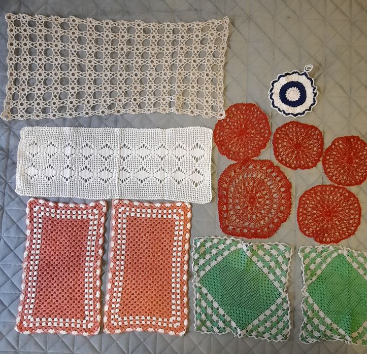 Rendas e bordados. Antigo