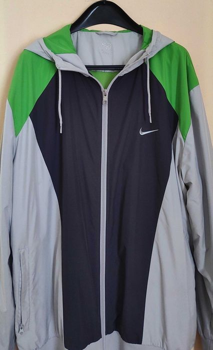 Kurtka męska wiatrówka rozpinana z kapturem Nike, rozm.XL