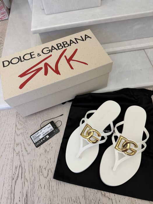 Нові оригінальні шльопанці Dolce&Gabbana Дольче Габбана