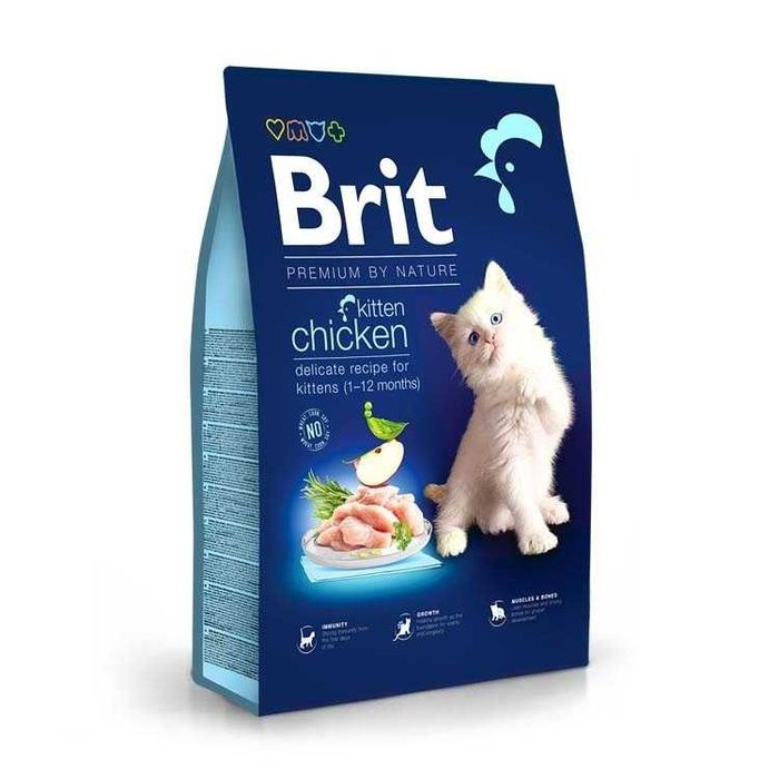 Корм для котів Brit Premium by Nature Cat Kitten для кошенят 8 кг