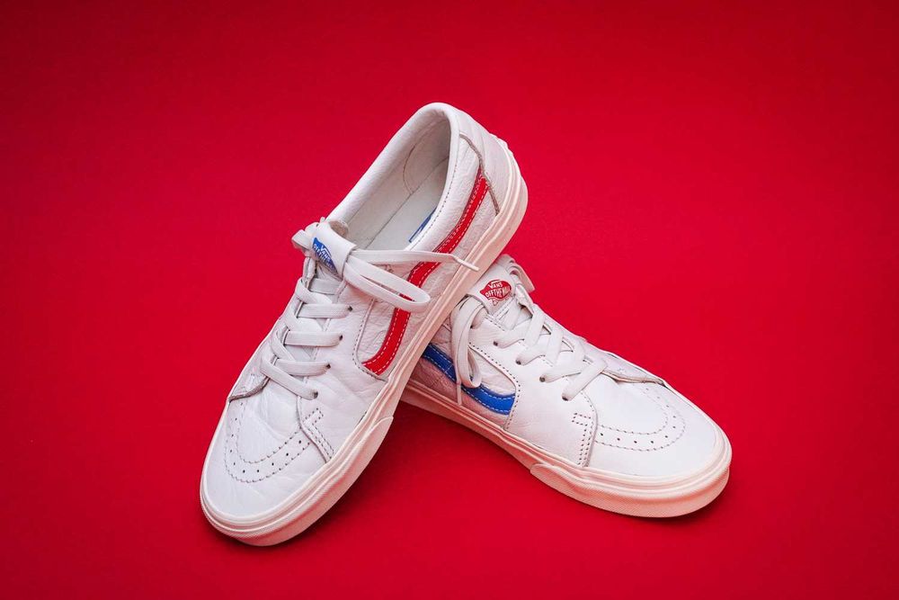 Vans SK8-Low Skórzane Trampki Edycja Limitowana 'Two-Tone' 43 / 28cm