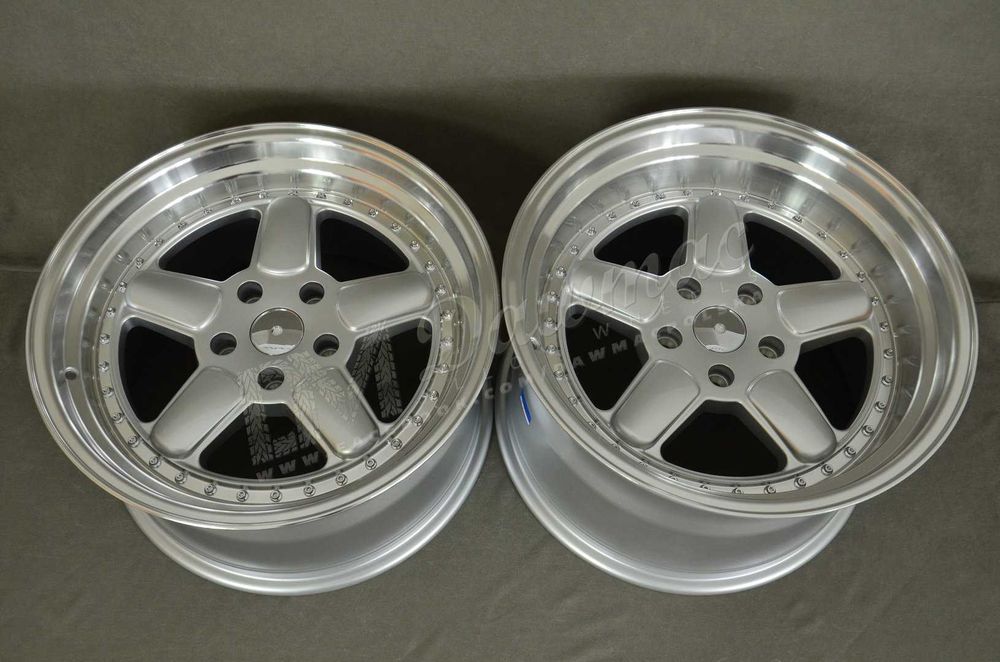 Felgi DMC01 Classic 18" 9,5J ET20 + 11J ET25 5x120 Silver Machine Lip