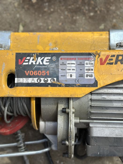 Wyciągarka linowa bydowlana Verker