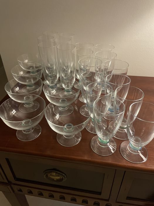 Copos de cristal