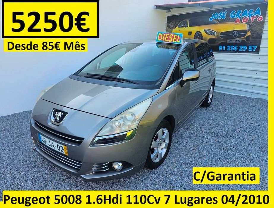 Peugeot 5008 1.6Hdi 7 Lugares 110Cv 04/2010