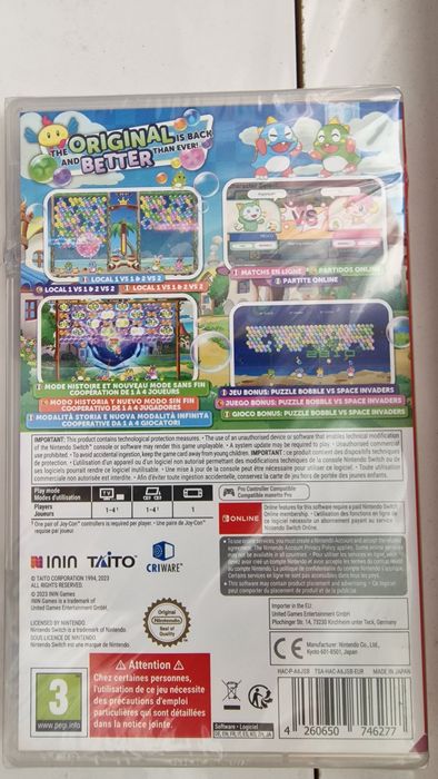 Puzzle Bobble Everybubble (SELADO)