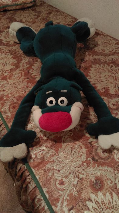 Мягкая игрушка родом из СССР Гномик Мишка олимпийский.